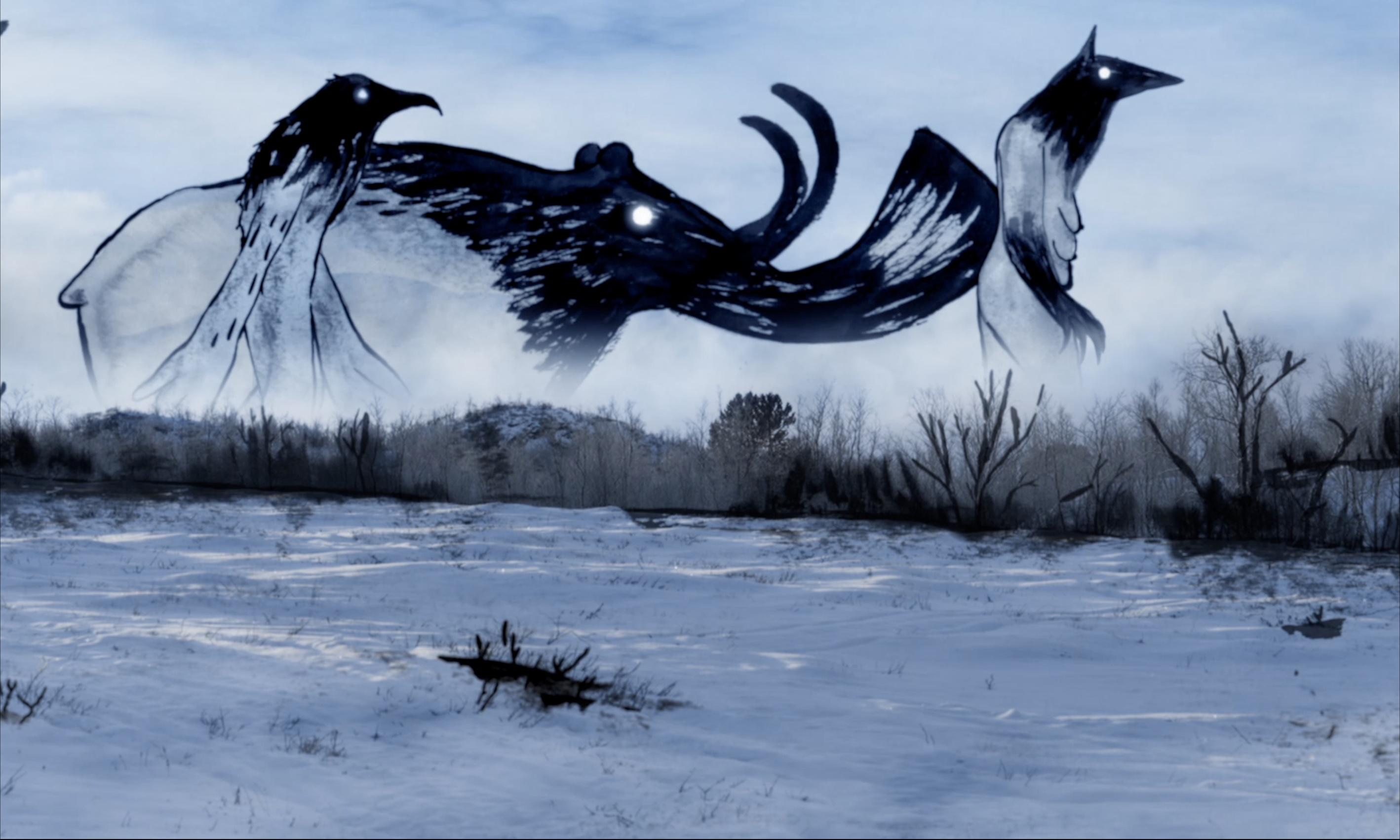 LA FILLE À LA RECHERCHE DE LA CABANE